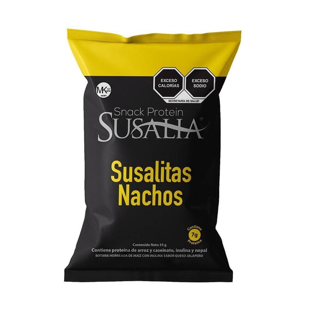 Botana Susalia proteína snack Susalitas nacho 35 g