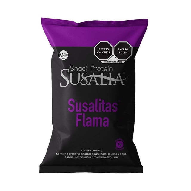 Botana Susalia proteína snack Susalitas flama 35 g