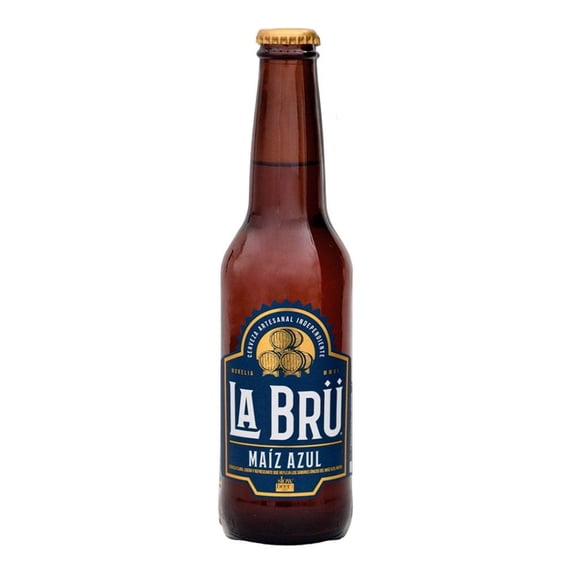 Cerveza La Brü artesanal maíz azul 355 ml