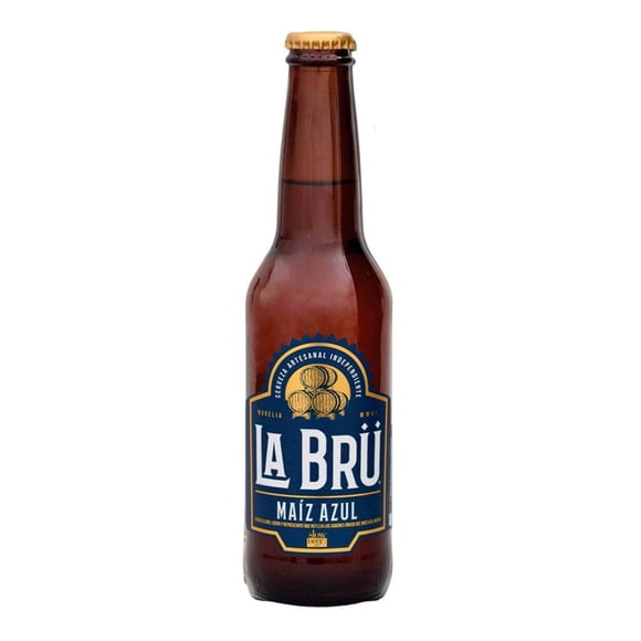Cerveza La Brü artesanal maíz azul 355 ml