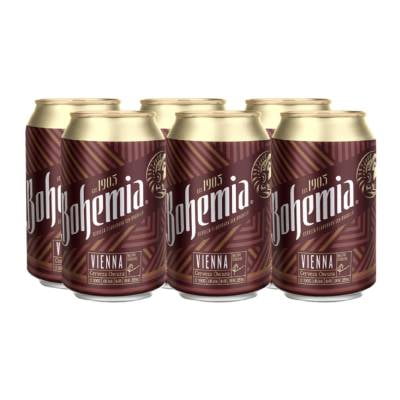 Cerveza Premium Bohemia tipo Vienna, 6 latas de 355 ml. | Walmart en línea