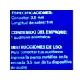 thumbnail image 2 of Audífonos In Ear T2GO Varios Colores 1 Pieza, 2 of 3
