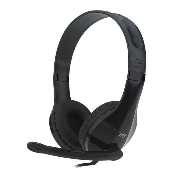 Audífonos de Diadema STF USB Negro ST-H32714