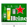 thumbnail image 1 of Pack de cervezas Heineken Original lager 8 botellas de 355ml c/u + 1 Vaso, 1 of 2