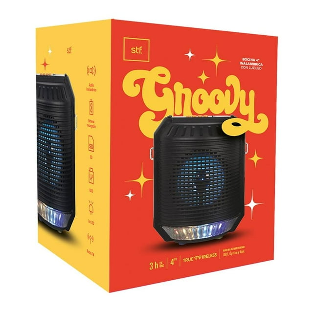 Bocina Bluetooth STF Groovy Negro ST-S19504