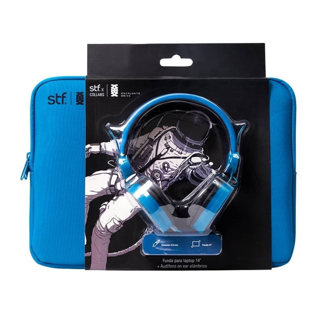 Pack Audífonos Stf más Funda ST-P16116