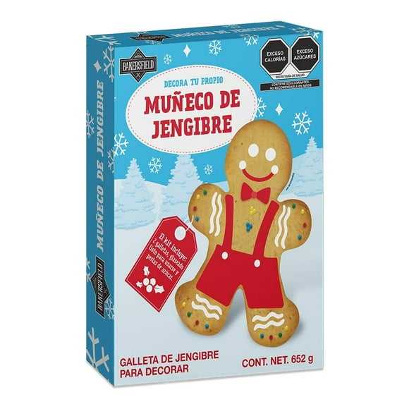 Galleta Bakersfield de jengibre para decorar 652 g