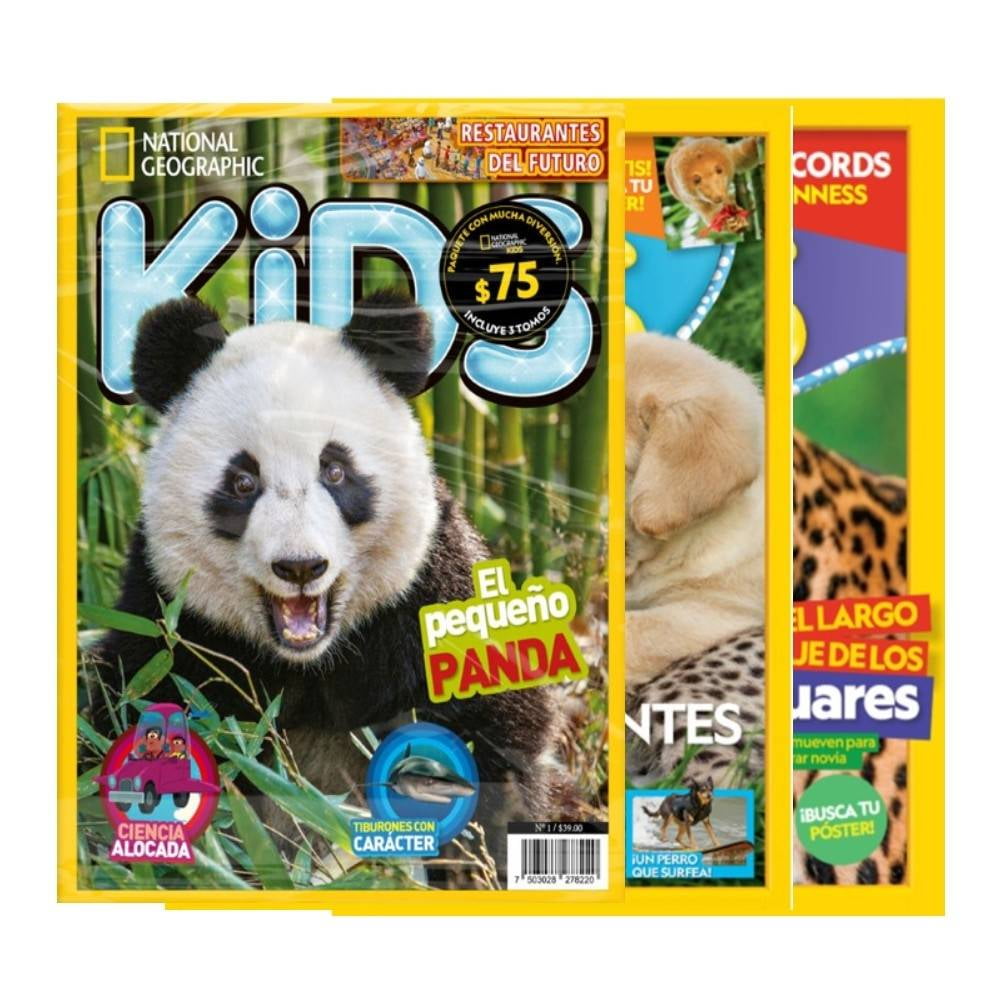 Pack Revista National Geographic Kids Panini No.1 | Walmart en línea