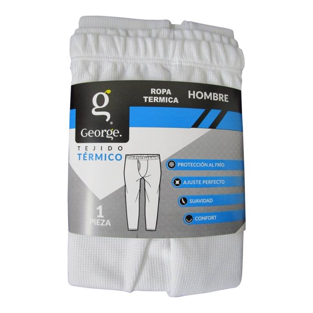 Pantalón George para Hombre, Blanco Térmico Talla EG