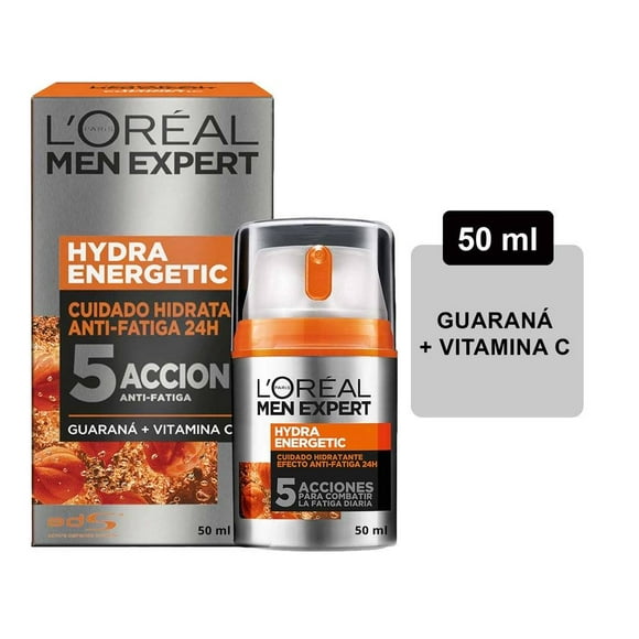 Gel Facial Hidratante L'Oréal Paris Men Expert Hydra Energetic Todo Tipo de Piel
