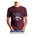 thumbnail image 2 of Playera One Piece para Hombre, Cuello Redondo Manga Corta Diseño Monkey D Luffy Vino Talla 16EG, 2 of 3