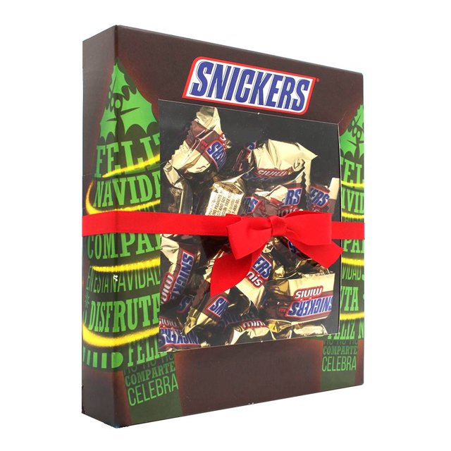 Chocolate con leche Snickers con relleno de caramelo, cacahuate y nougat 144 g
