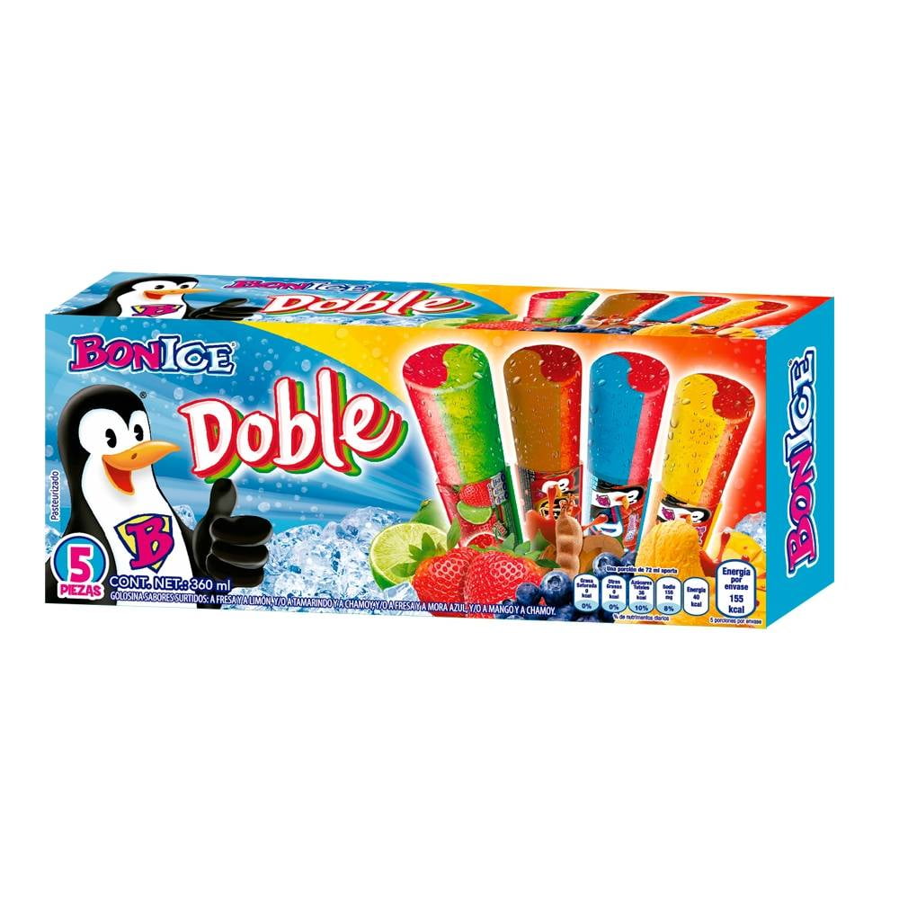 Bonice doble sabores surtidos 1 paquete con 5 pzas | Walmart en línea