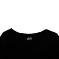 thumbnail image 2 of Playera Simply Basic Talla CH Cuello V Manga 3/4 Negro para Mujer, 2 of 4