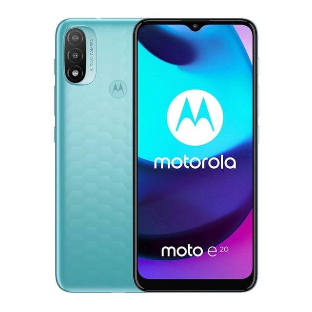 Smarthphone Motorola Moto E20 XT2155-1 2GB Azul Telcel