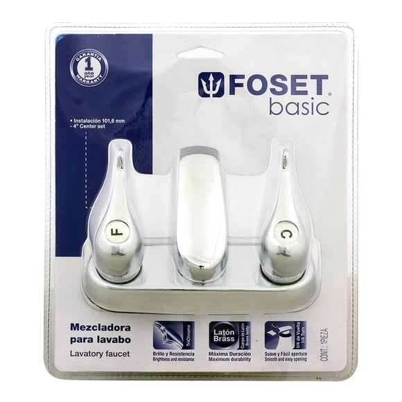 Mezcladora para Lavabo Foset Basic