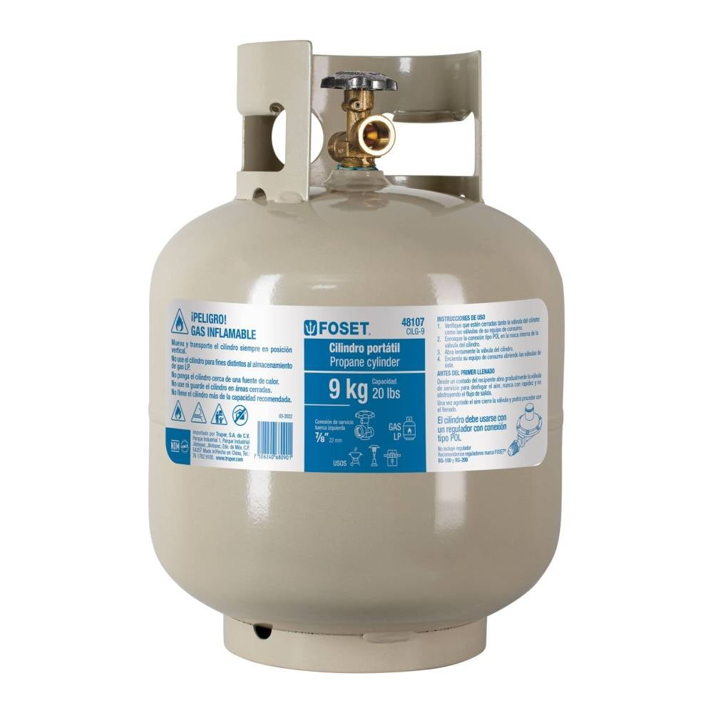 Tanque de Gas Foset Portátil 9 Kg CILG-9 || Bodega Aurrera Despensa a ...