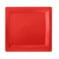 thumbnail image 1 of Plato Boris Plástico para Postre Cuadrado Rojo 2 Piezas, 1 of 3
