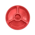 thumbnail image 1 of Plato Botanero Boris de Plástico Chico Rojo, 1 of 3
