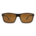 thumbnail image 1 of Lentes de Sol L.A. Express Rectangular Negro con Café, 1 of 4