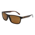 thumbnail image 2 of Lentes de Sol L.A. Express Rectangular Negro con Café, 2 of 4