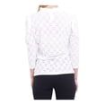 thumbnail image 2 of Blusa George Talla CH Manga 3/4 Blanco, 2 of 3