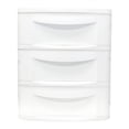 thumbnail image 1 of Cajonera Plastictrends Rectangular 3 Niveles Plástico Blanco, 1 of 4