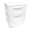 thumbnail image 3 of Cajonera Plastictrends Rectangular 3 Niveles Plástico Blanco, 3 of 4