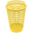 thumbnail image 1 of Cesto para Ropa Plastic Trends con Tapa Amarillo 54 l, 1 of 4