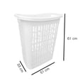 thumbnail image 4 of Cesto para Ropa Plastic Trends Blanco 60 Litros, 4 of 4