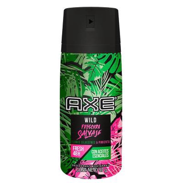 Desodorante Axe wild frescura salvaje flores silvestres & pimienta en aerosol para caballero 97 g