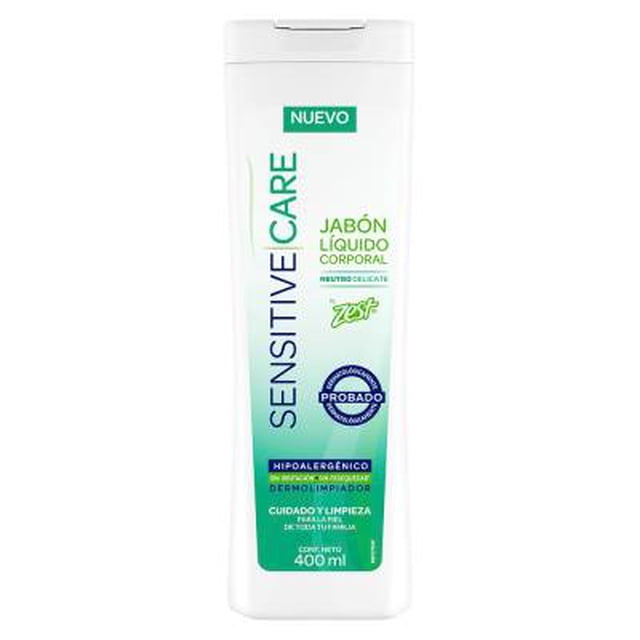 Jabón líquido para el cuerpo Sensitive Care Zest neutro delicate hipoalergénico 400 ml
