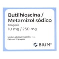 thumbnail image 1 of Butilhioscina/ Metamizol sódico 10 mg / 250 mg 10 grageas, 1 of 4