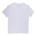 thumbnail image 3 of Playera Simply Basic Cuello V Talla EG Blanco para Niño, 3 of 3