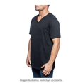 thumbnail image 3 of Playera George Talla G Cuello V Negro, 3 of 4