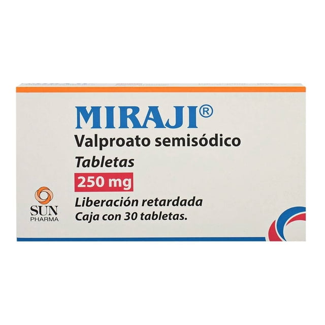 Miraji 250 mg 30 tabletas de liberación retardada