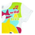 thumbnail image 2 of Playera Nickelodeon Baby Shark Pinkfong Niña 3X Tiburones Wild & Free Blanca, 2 of 3