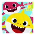 thumbnail image 3 of Playera Nickelodeon Baby Shark Pinkfong Niña 3X Tiburones Wild & Free Blanca, 3 of 3
