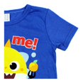 thumbnail image 2 of Playera Nickelodeon Baby Shark Pinkfong Niño 3X Tiburón Feed Me! Azul, 2 of 3