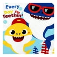 thumbnail image 3 of Playera Nickelodeon Baby Shark Pinkfong Niño 3 Tiburones Every Day I´m Teethin Blanca, 3 of 3