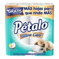 thumbnail image 1 of Papel higiénico Pétalo Ultra Care coco y vitamina E 32 rollos de 247 hojas dobles c/u, 1 of 4
