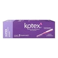 thumbnail image 1 of Tampones Kotex con aplicador de plástico súper flujo abundante 8 pzas, 1 of 4