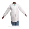 thumbnail image 1 of Bata Escolar Talla 32 para Laboratorio con Bolsas Blanca, 1 of 4