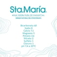 thumbnail image 3 of Agua Sta. María 24 pack 500 ml c/u, 3 of 3