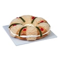 thumbnail image 1 of Rosca de reyes grande rellena de nata por pieza, 1 of 4