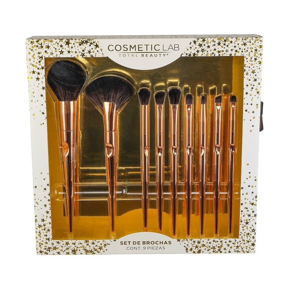 Set de brochas Cosmetic Lab para rostro 9 pzas | Walmart en línea