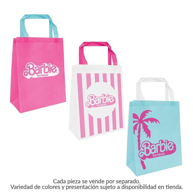 Bolsa reutilizable Great Value Barbie The Movie mediana varios modelos 1 pza