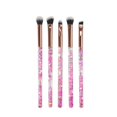 thumbnail image 3 of Set de brochas para ojos Cosmetic Lab Traditional con cosmetiquera rosa 5 pzas, 3 of 4