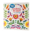 thumbnail image 3 of Servilletas de papel Great Value fiestas patrias flores 20 pzas con hoja doble, 3 of 4
