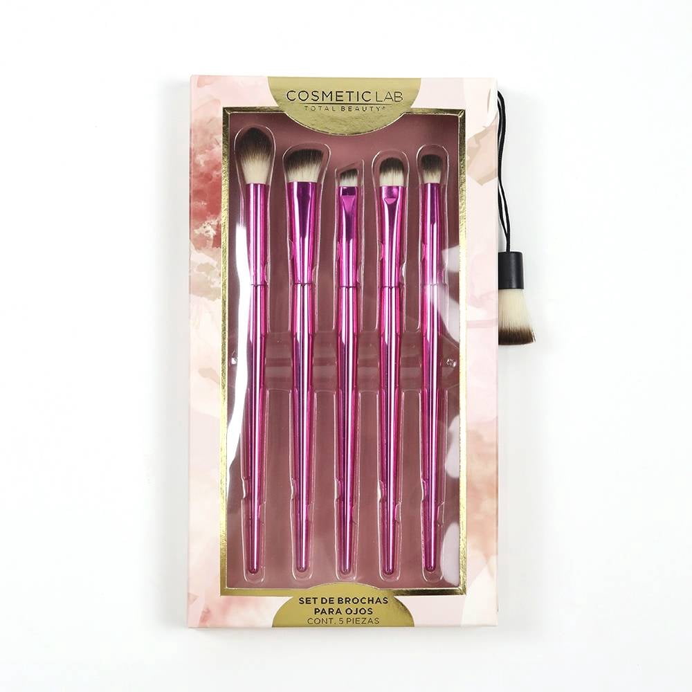Set de brochas para ojos Cosmetic Lab 5 piezas || Bodega Aurrera ...